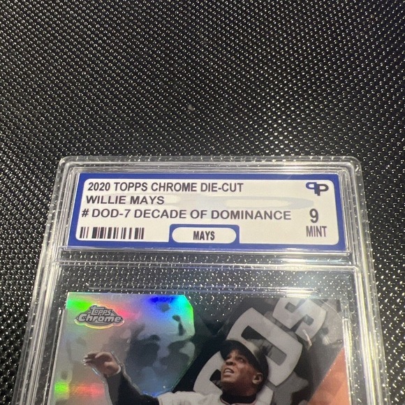 2020 Topps Chrome Willie Mays Die Cut #DOD-7 - Giants PPG 9 🔥🔥🔥🔥 - Picture 2 of 3